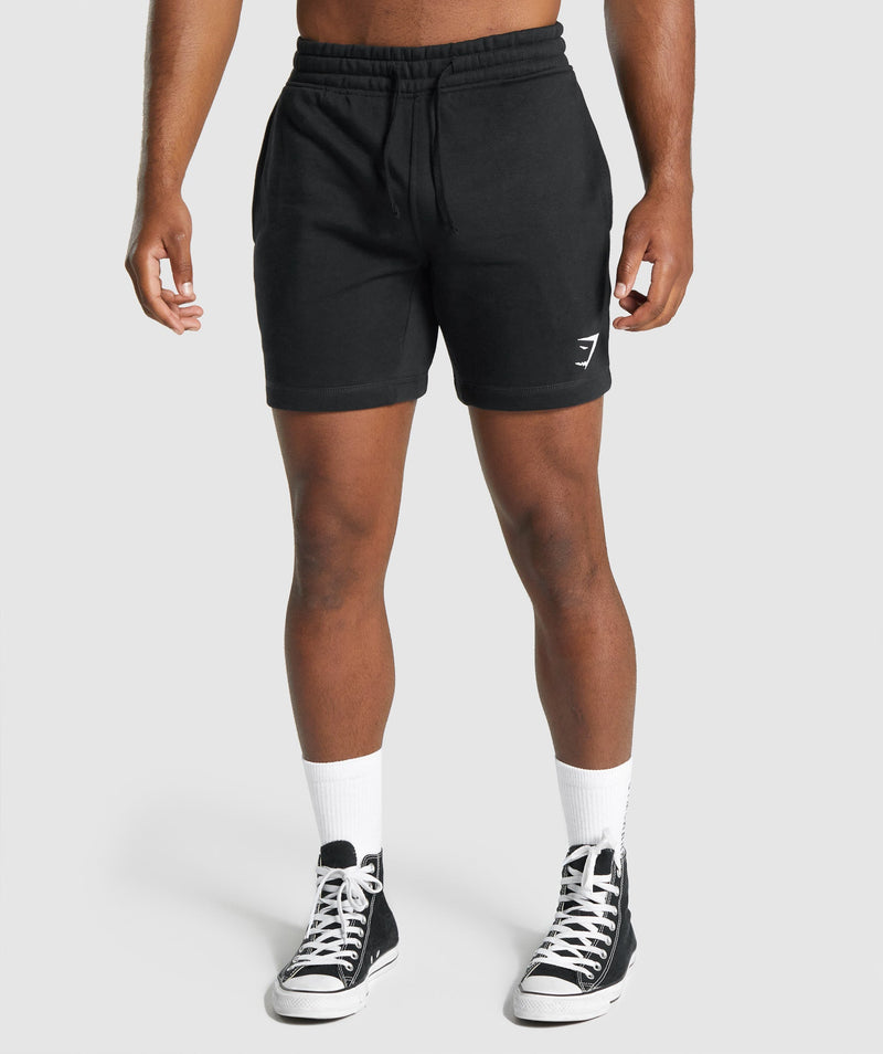 Gymshark Crest Shorts - Black 