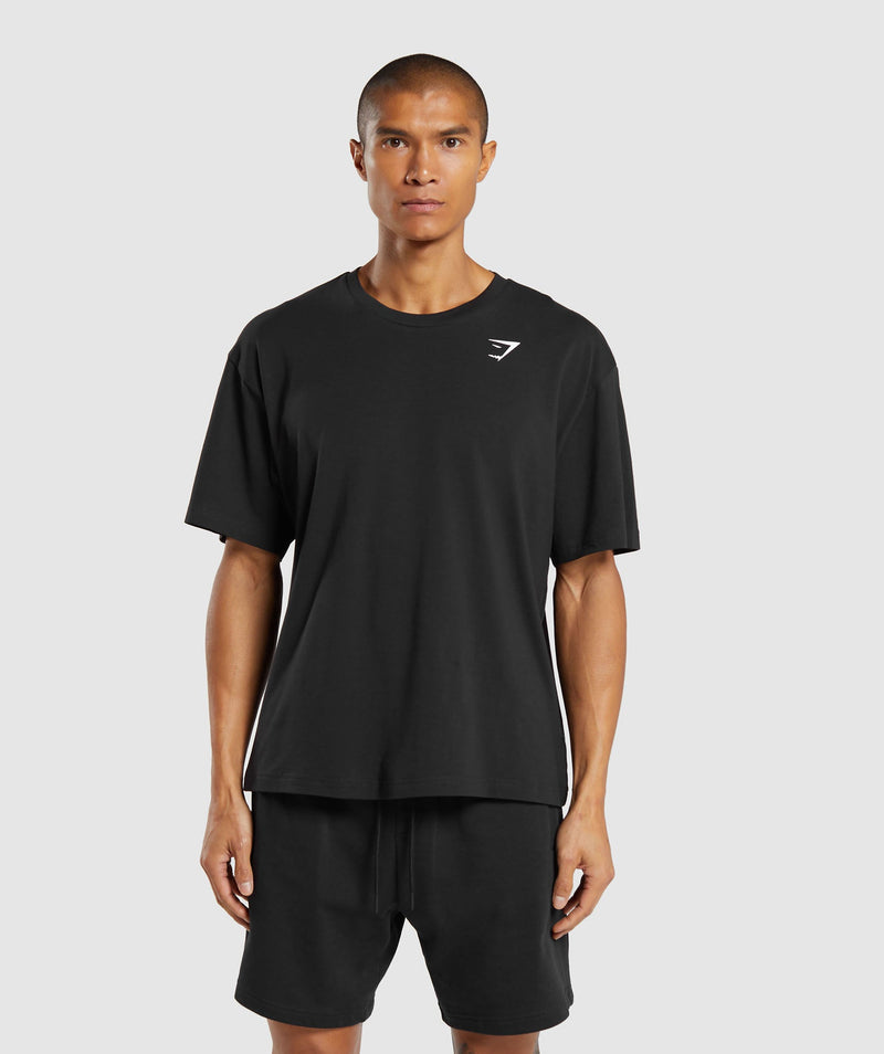 Gymshark Essential Oversized T-Shirt - Black 