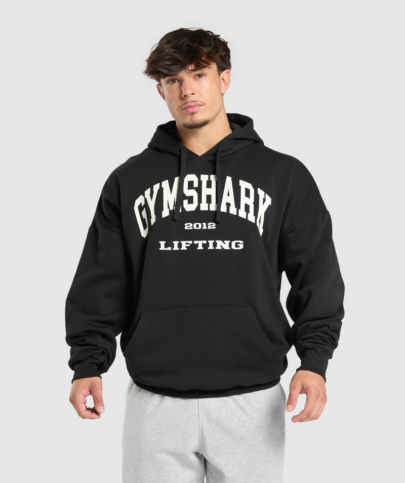 Gymshark 2012 Lifting Hoodie - Black 