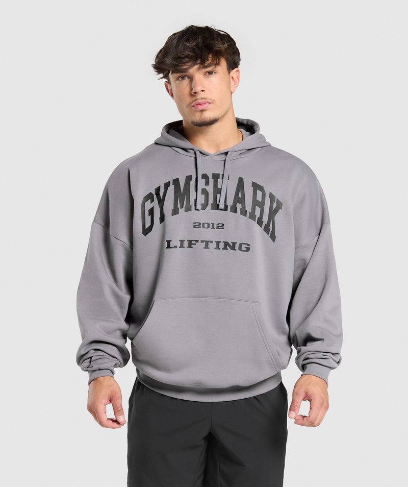 Gymshark 2012 Lifting Hoodie - Medium Grey 