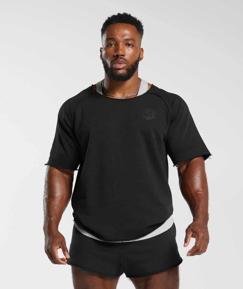 Gymshark Legacy Rag Top - Black 